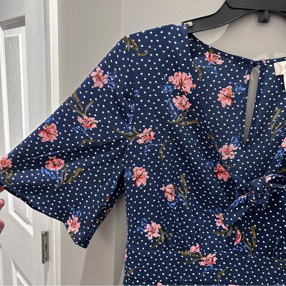 Altar’d State Floral Polka Dot Romper-Sm - Picture 6 of 6